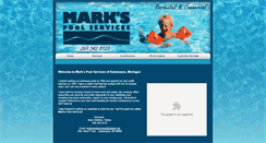 Desktop Screenshot of markspoolservices.com